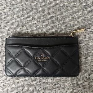 Kate Spade Black Quilted Wallet